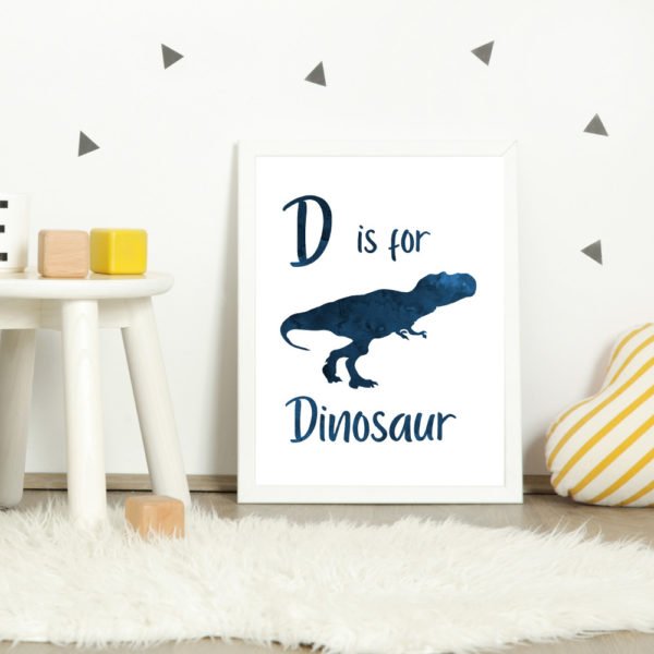 Buy printable dinosaur wall art and safe money printing your prints at home