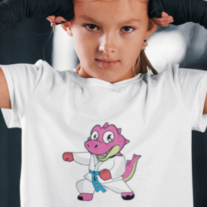 Dinosaur Shirt For Girls, MMA, Fighting, Karate