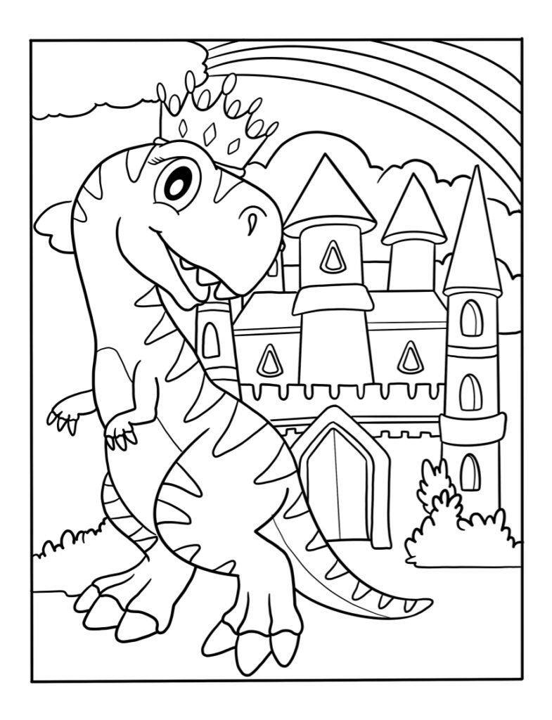 Dinosaur Coloring Pages   Dinosaur Gift Ideas