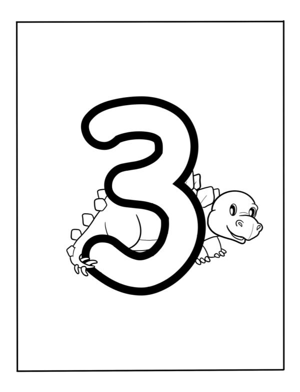 Number Coloring Pages Free Printable Pictures To Color