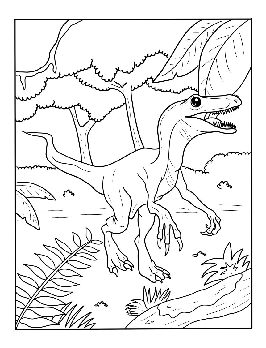 velociraptor-coloring-pages