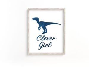 clever-girl-dinosaur-art-Printable