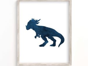 navy-dinosaur-decor-Pachycephalosaurus