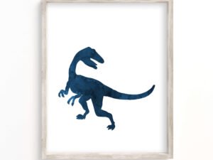 navy-dinosaur-print-Compsognathus