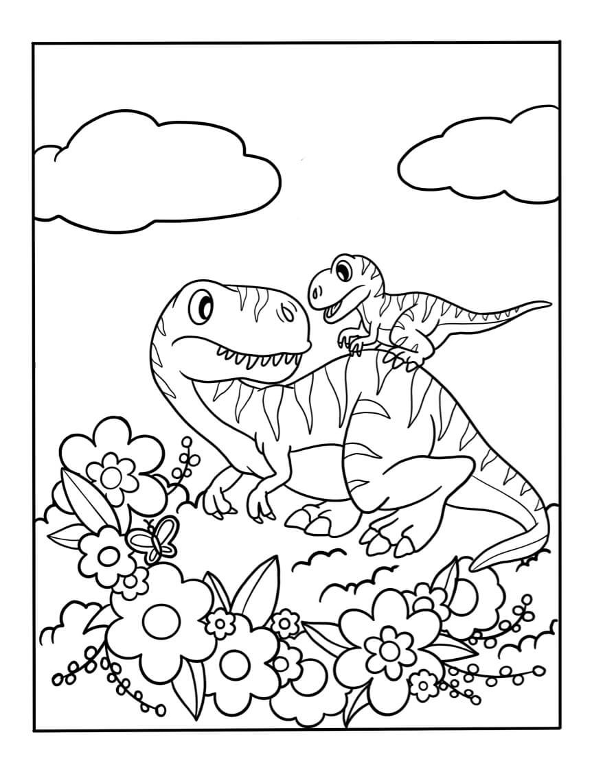 Spring Coloring Page Printable Free