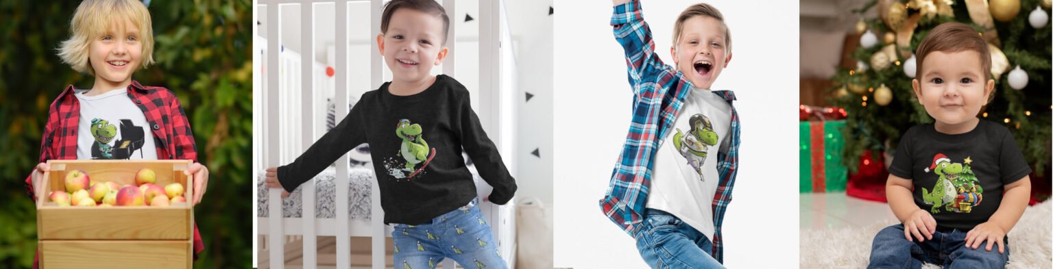 Dinosaur Shirts And Clothes For Boys   Dinosaur Shirts Clothes Boys 1536x393 