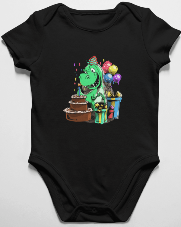 dinosaur birthday onesie for boys
