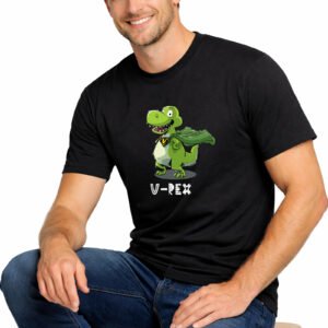 Vegan Vegetarian Dinosaur T Shirt For Men, Superhero Animals