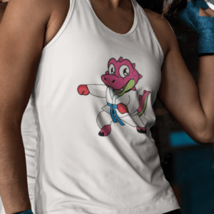 Karate, Jiu-Jitsu, Clothes For Women, Dinosaur Shirt For Her, Pink