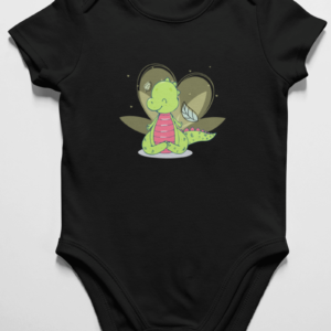 dinosaur meditation onesie for baby