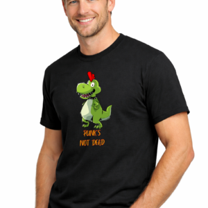 Punk Dinosaur T-Shirt, T Rex Shirts For Men