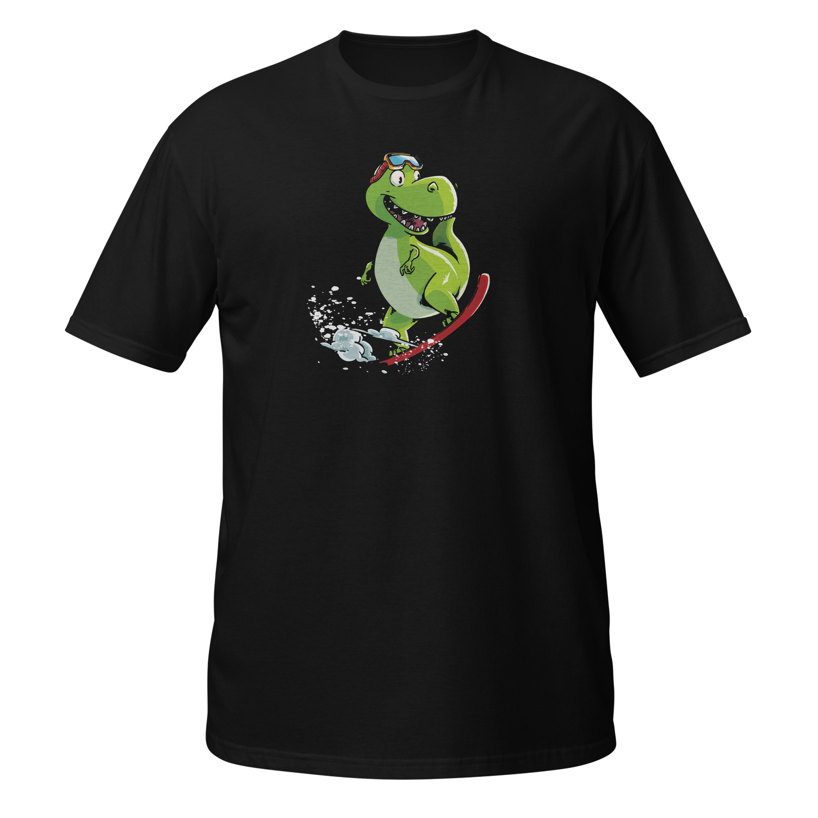 T Shirts With Dinosaurs, Mens Clothes, Snowboarding, Snowboard, T Rex - Image 2
