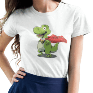 Superhero Superpower Shirts With Dinosaurs For Women