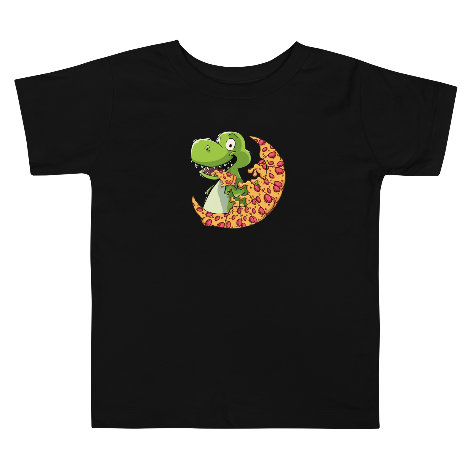 Funny Pizza Shirt Boy, Kids Clothes With Dinosaurs - Image 2