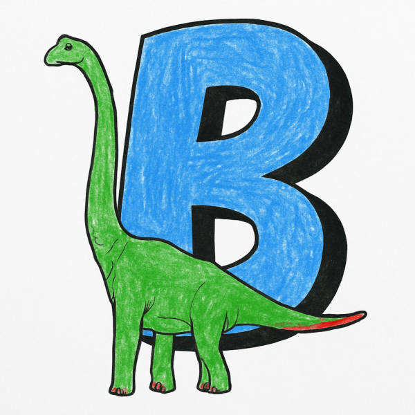 Dinosaur Alphabet Coloring Pages (A-Z) – Fun Printable Worksheets for Kids - Image 3