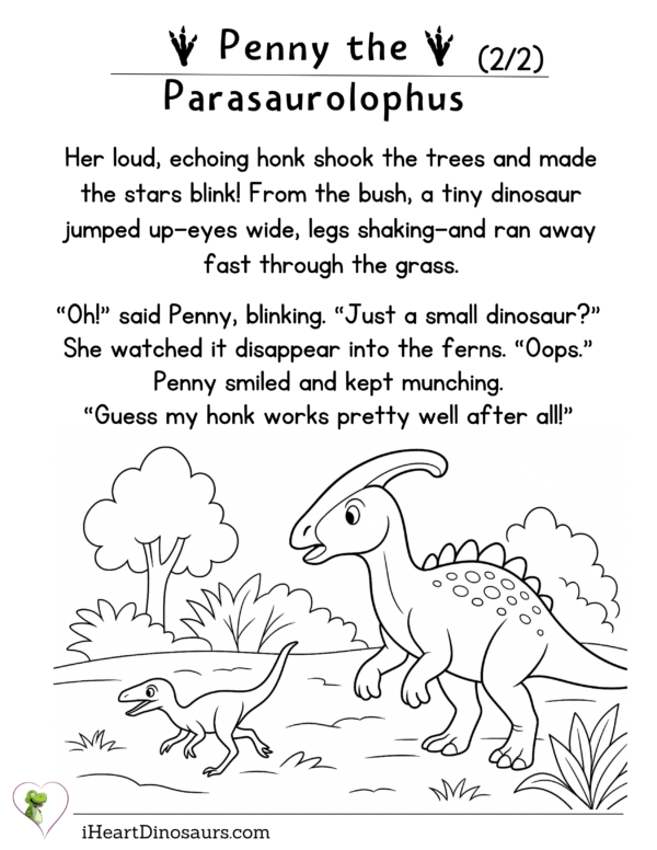 🦖 Dinosaur Short Story and Worksheet Bundle – Read, Color, and Learn with Your Favorite Dinosaurs! 🦕 - Image 6